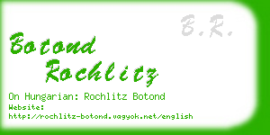 botond rochlitz business card
